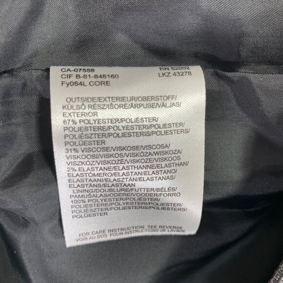 nwt  pencil Skirt Multi-Gray, teal navy plaid pattern women size 10 MEXX - Picture 11 of 11